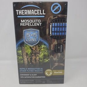 Thermacell Mosquito Repellent Camo Hunting Device, Butane, 3 Mats